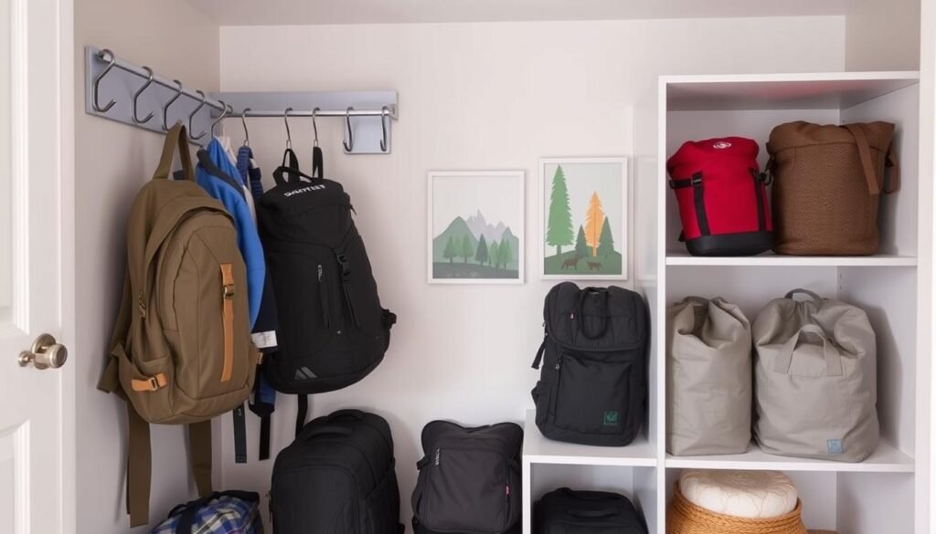 Backpack storage methods