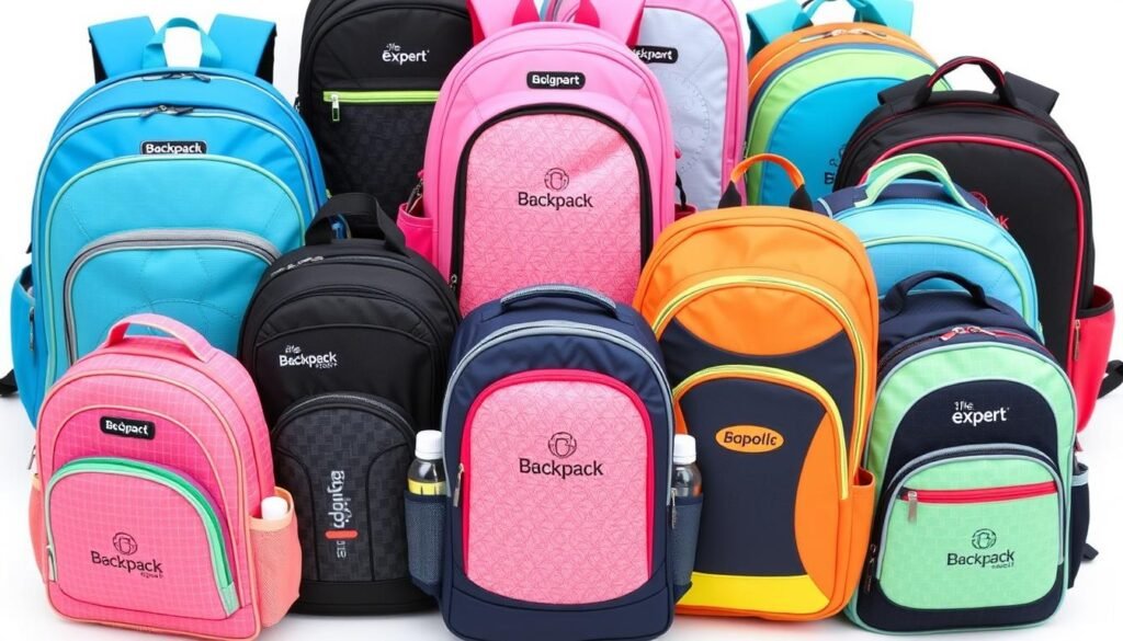 Different backpack styles for students