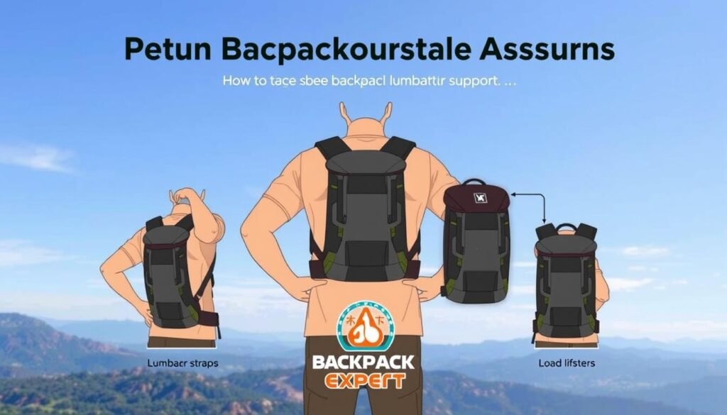 Proper backpack adjustment techniques