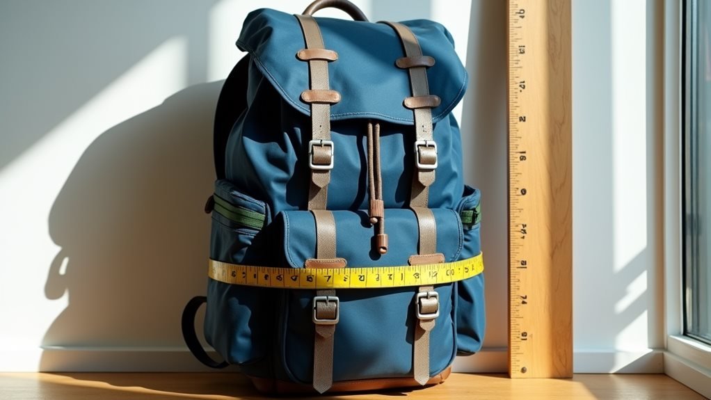 properly sizing your backpack