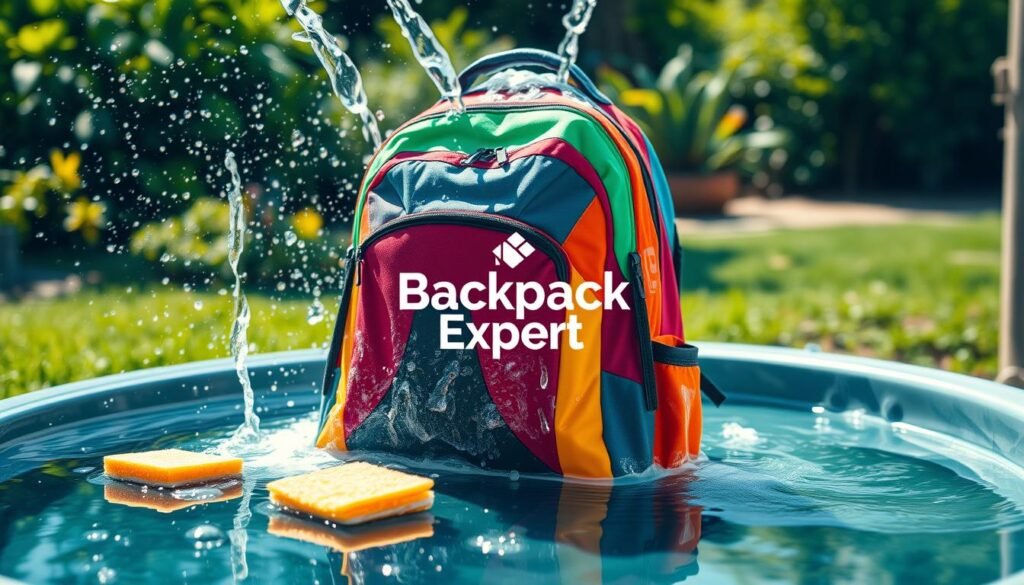 washing backpack