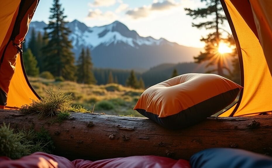 comfortable camping pillow options