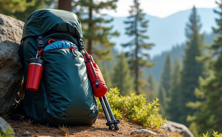 efficient camping gear organization