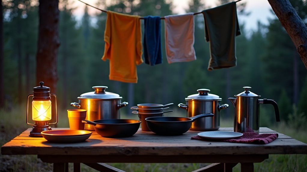 essential camp cooking gear