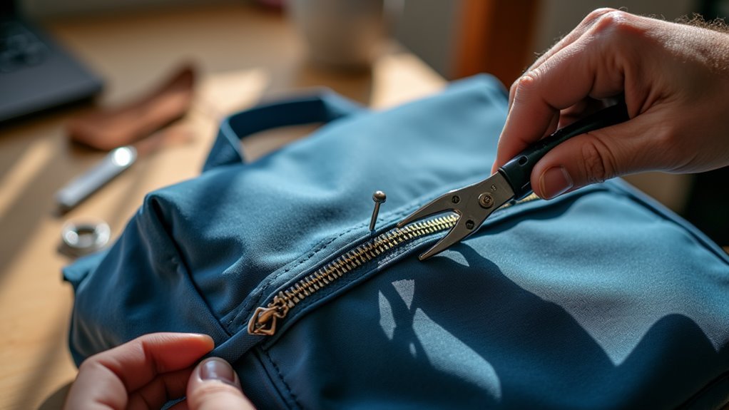 fixing malfunctioning zipper mechanisms