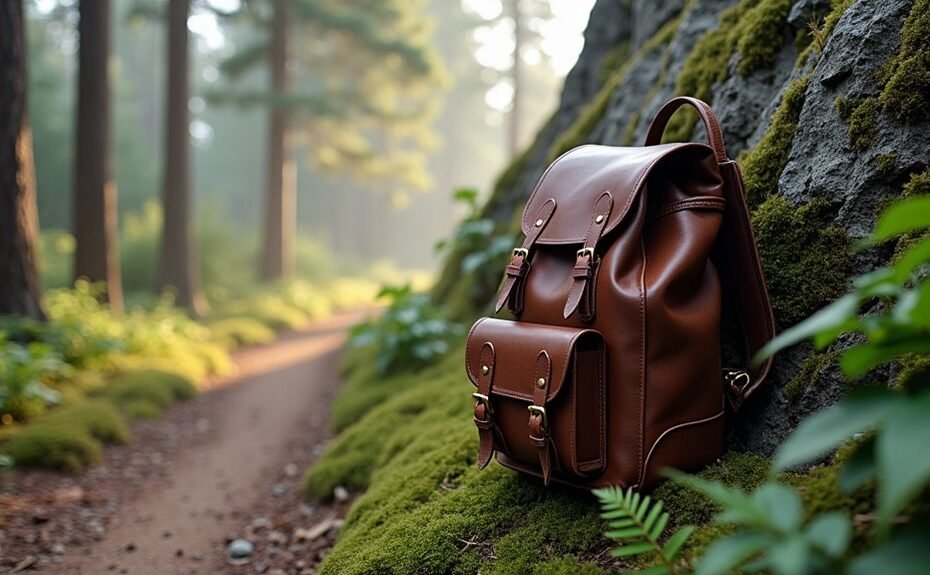 leather backpacks regain popularity