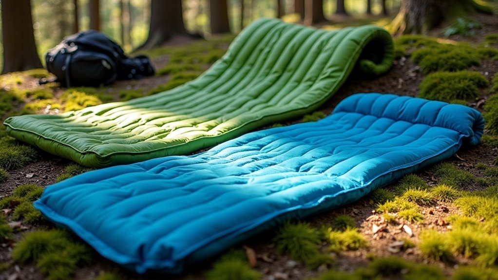 varied sleeping pad dimensions