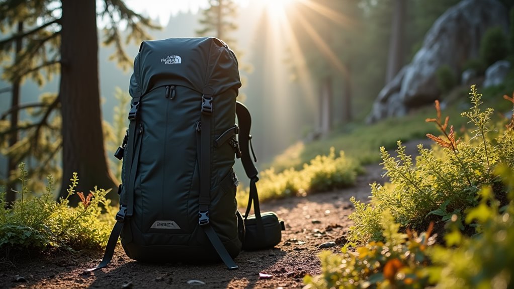 compact storage for backpacks