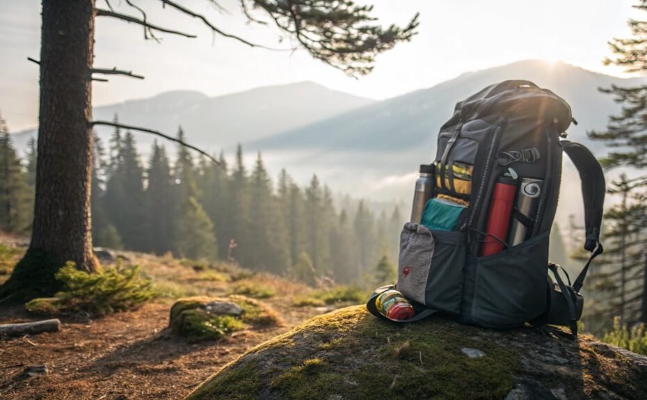 packing hiking backpack efficiently organized