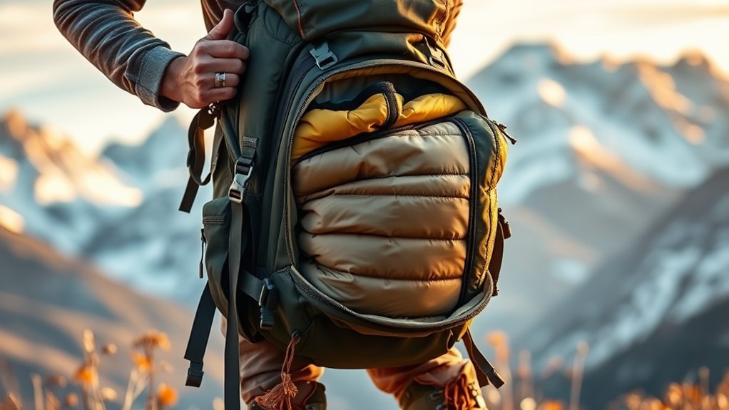 seasonal weight adjustments for backpacking