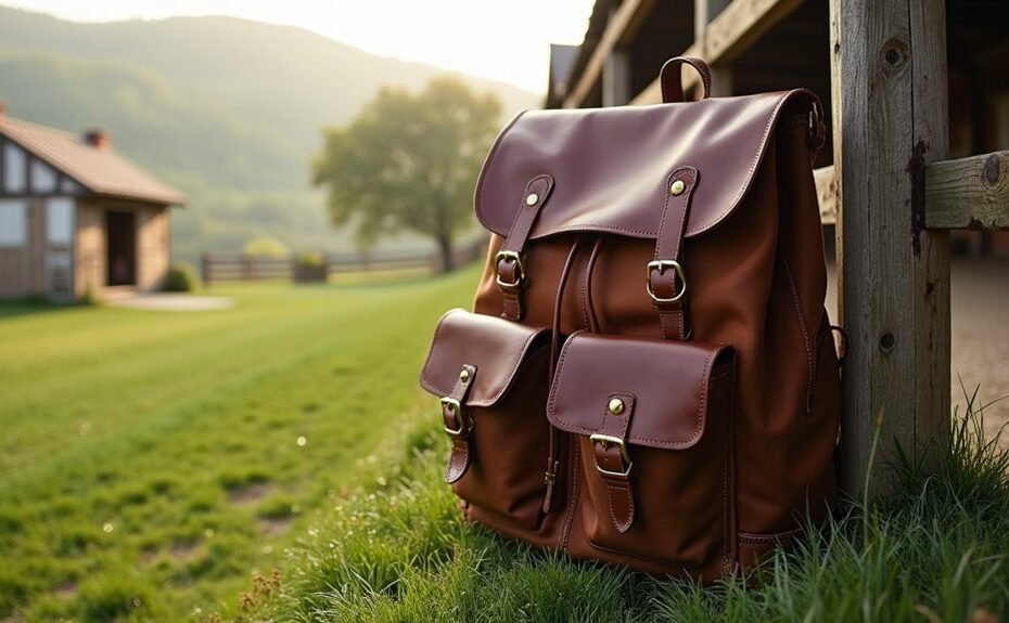 stylish equestrian backpack for riders