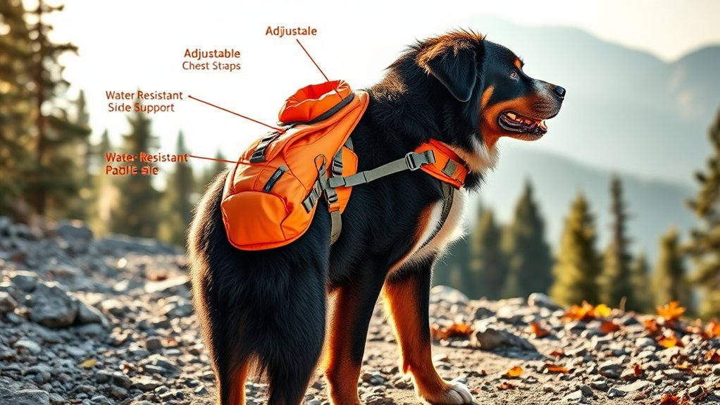 versatile comfortable secure efficient dog backpack