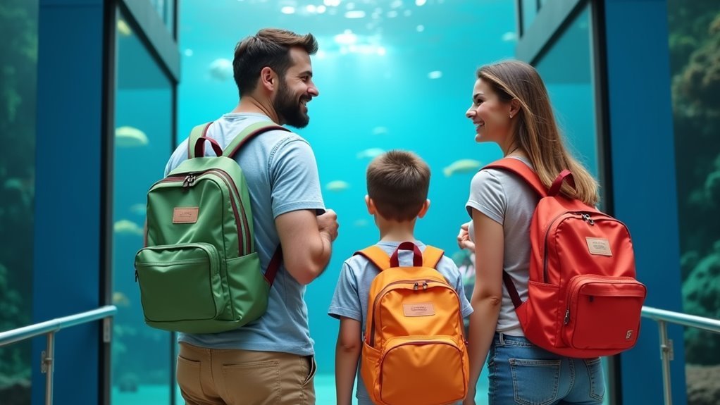 backpack guidelines for aquariums
