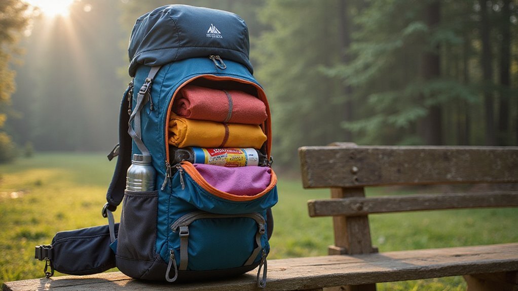 ergonomic organized durable packs
