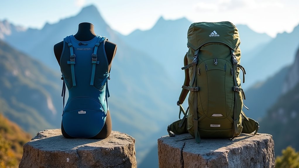 internal vs external backpacks