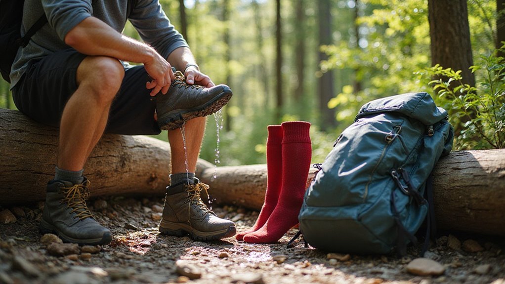 quick dry gear during breaks