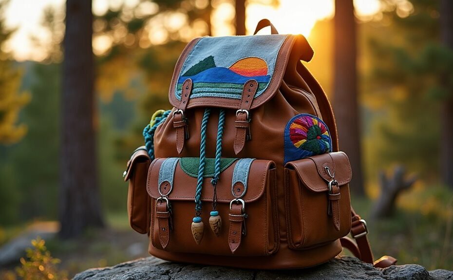 backpack makeover with creativity