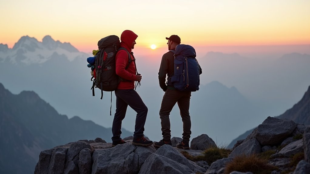 backpack volume influences packing