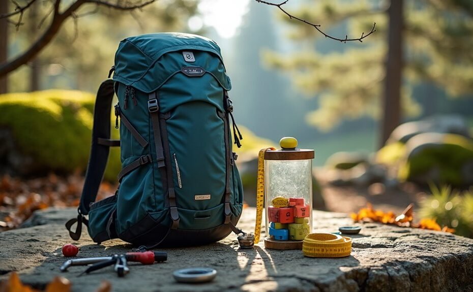backpack volume measurement techniques