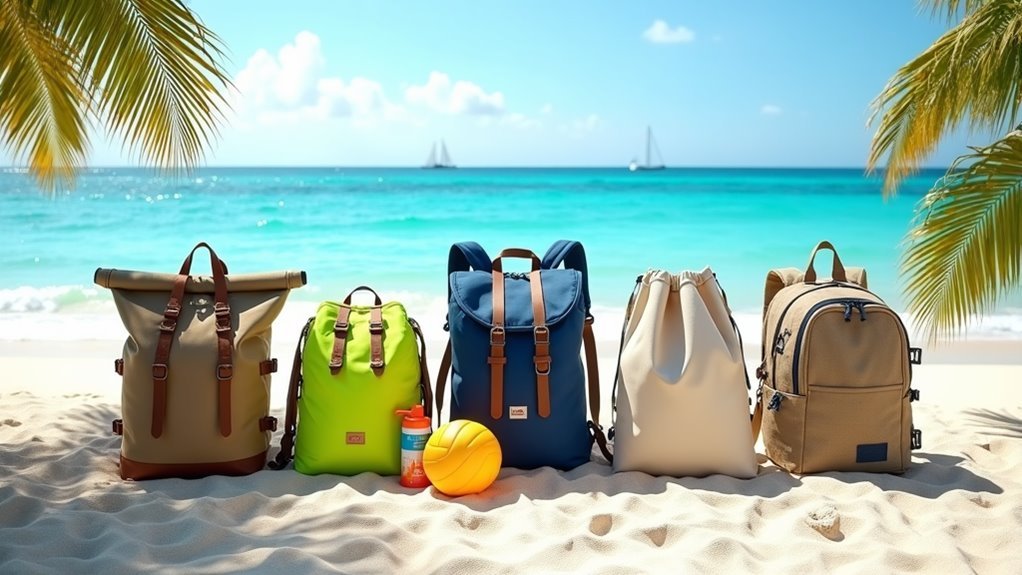 beach backpack style dilemmas