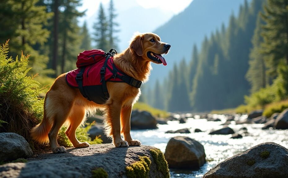 dog backpacking adventure ready