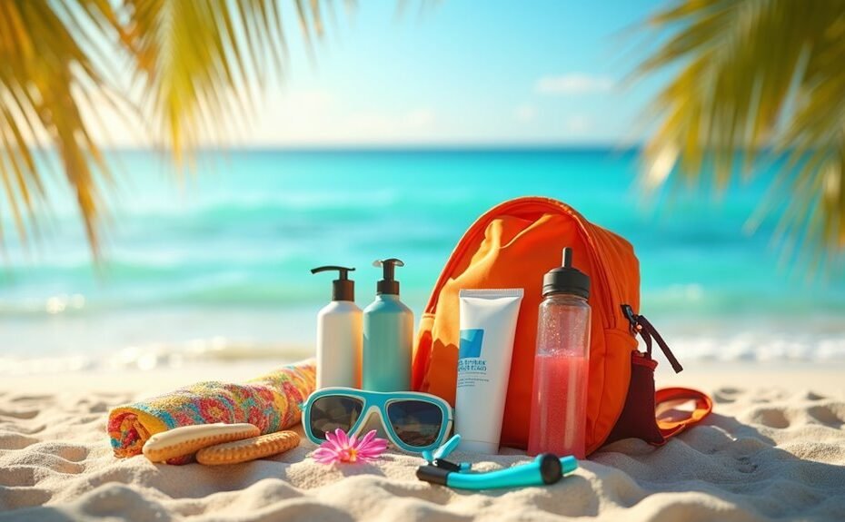 essential items for beach