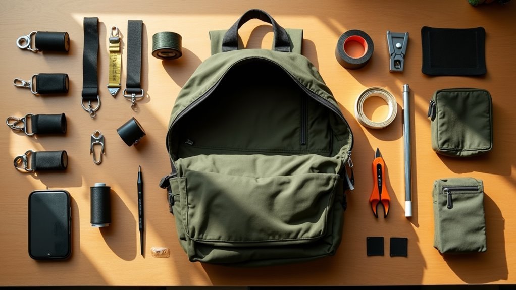 gather materials prepare bag
