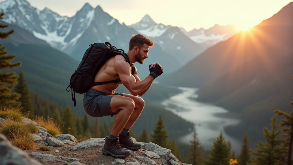 gradual heavy backpack training