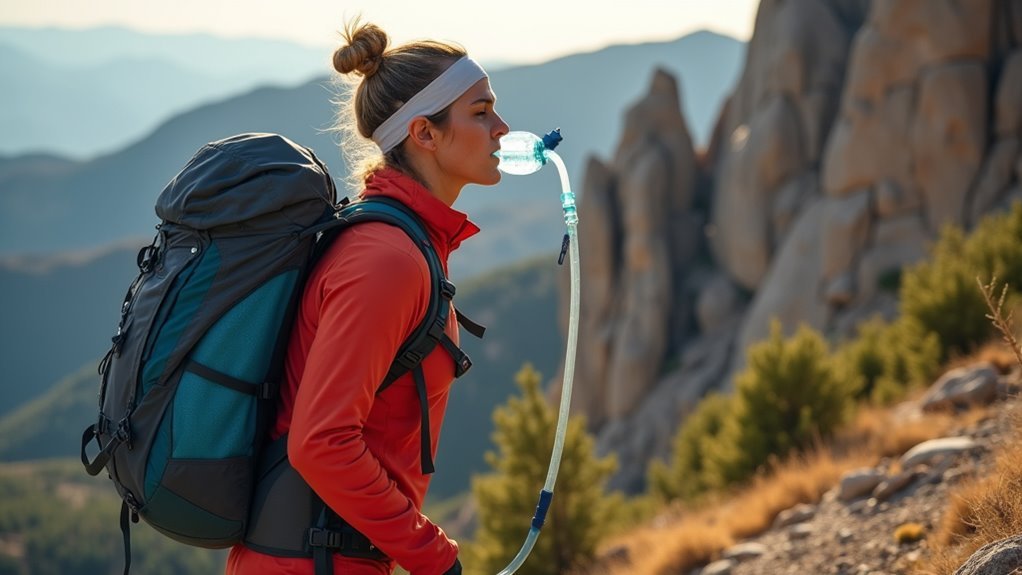 hands free hydration on trails