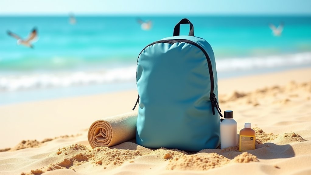 sand free beach backpack convenience