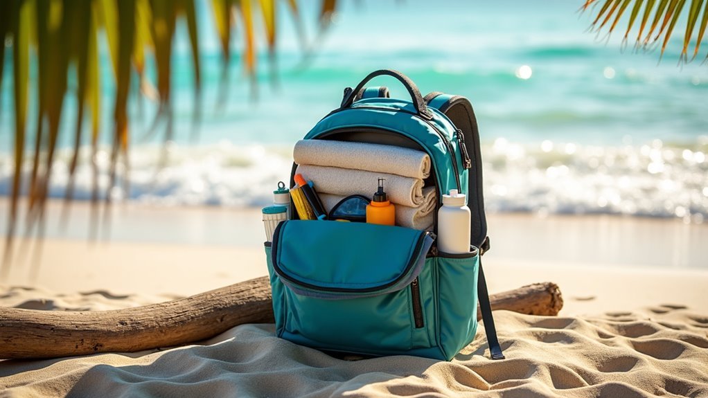 smart beach backpack selection