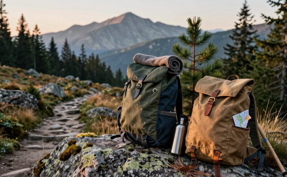 top canvas backpack selections