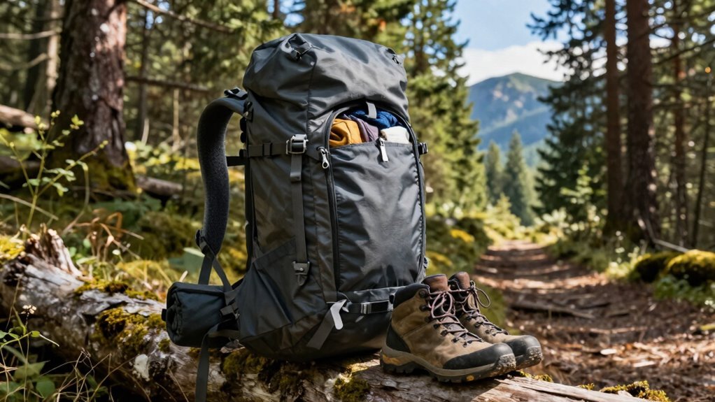 40l capacity expandable cargo shoe isolation ergonomic comfort