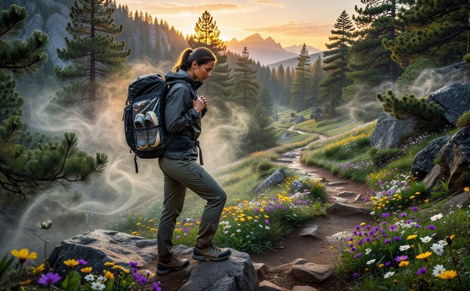 backpack with built in shoe compartment