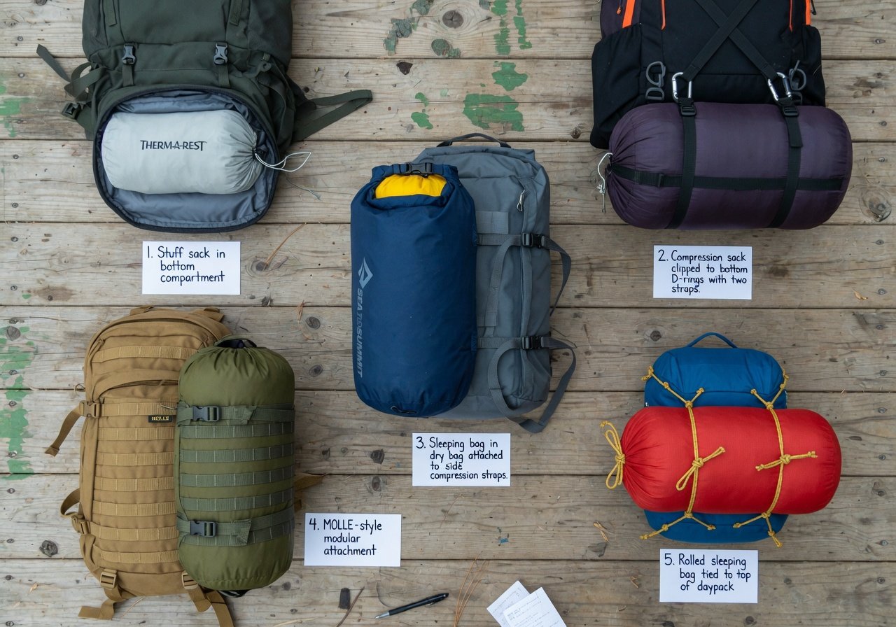 How to Attach a Sleeping Bag to a Backpack in 2026: The Complete Expert Guide